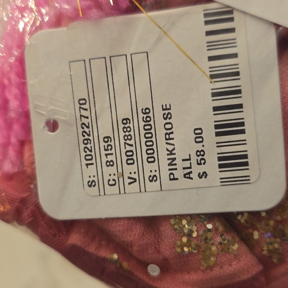 NWT Free People Seasons Sparkle Mini Gift Bag/Pouch Sack - Picture 4 of 6